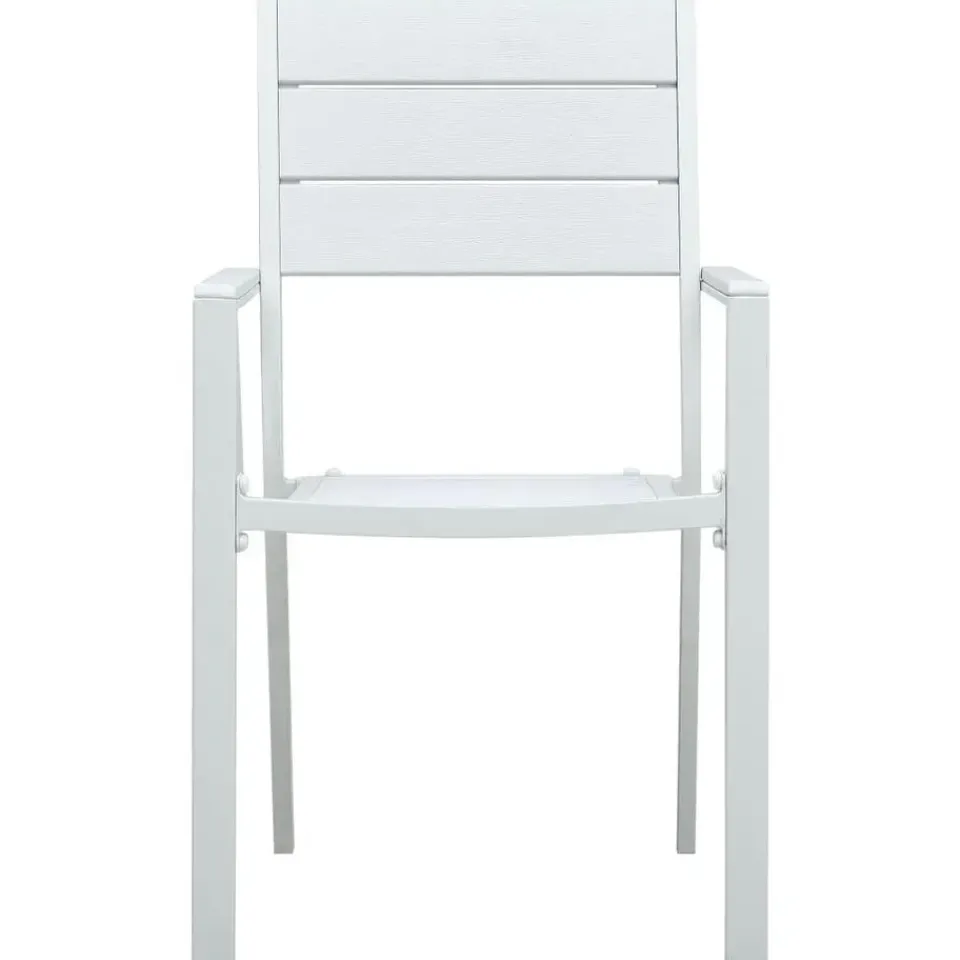 vidaXL - Tuinstoelen - Wit - Hout - 4 stuks Hot