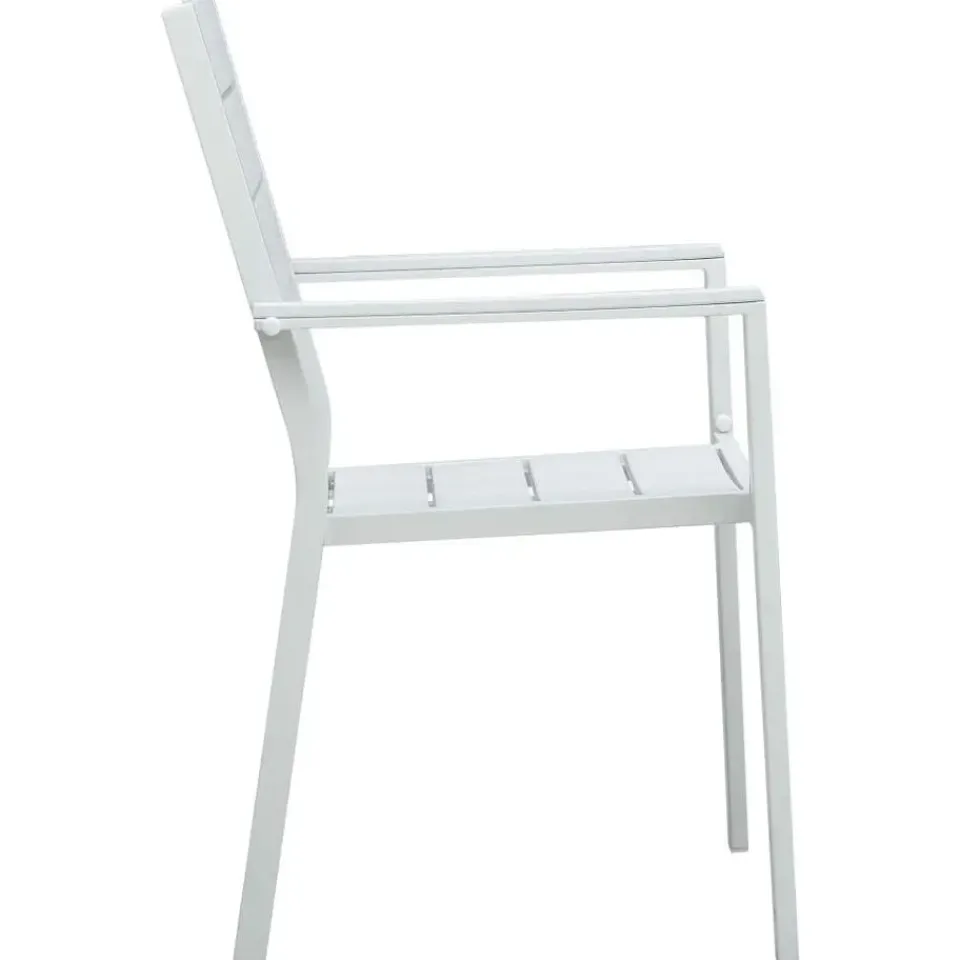 vidaXL - Tuinstoelen - Wit - Hout - 4 stuks Hot