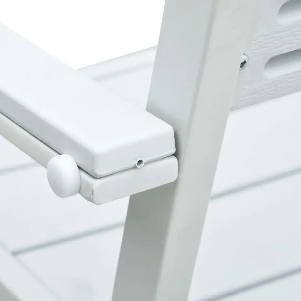 vidaXL - Tuinstoelen - Wit - Hout - 4 stuks Hot