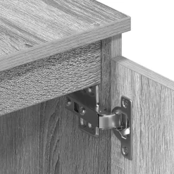 vidaXL - Tv-kast - Grijs - Bewerkt hout Clearance