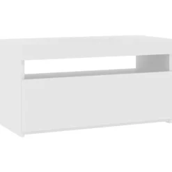 vidaXL - Tv-kast - Wit - Bewerkt hout Clearance