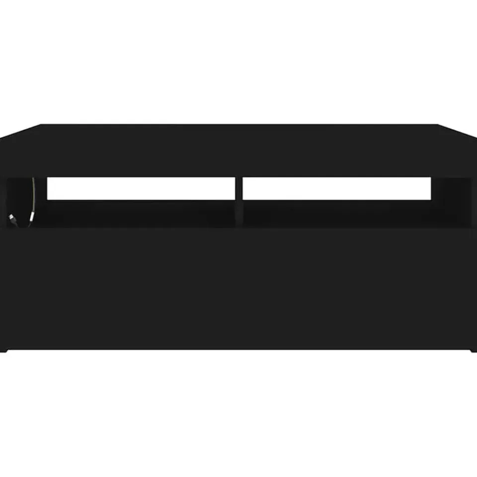 vidaXL - Tv-kast - Zwart - Bewerkt hout Online