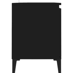 vidaXL - Tv-kast - Zwart - Bewerkt hout Online