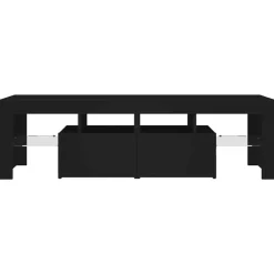 vidaXL - Tv-kast - Zwart - Bewerkt hout Sale