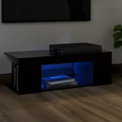 vidaXL - Tv-kast - Zwart - Bewerkt hout Clearance