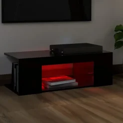 vidaXL - Tv-kast - Zwart - Bewerkt hout Clearance