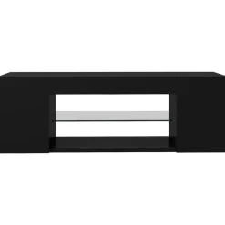 vidaXL - Tv-kast - Zwart - Bewerkt hout Clearance