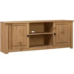 vidaXL - Tv-meubel - Bruin - Grenenhout Hot