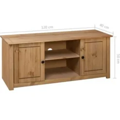 vidaXL - Tv-meubel - Bruin - Grenenhout Hot