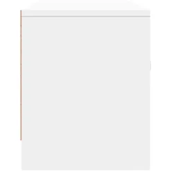 vidaXL - Tv-meubel - Wit - Bewerkt hout - 102 x 30 x 37.5 cm