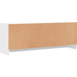 vidaXL - Tv-meubel - Wit - Bewerkt hout - 102 x 30 x 37.5 cm