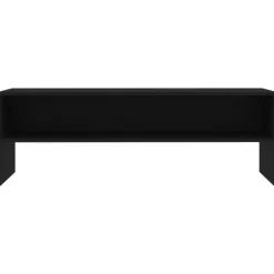 vidaXL - Tv-meubel - Zwart - Bewerkt hout Outlet
