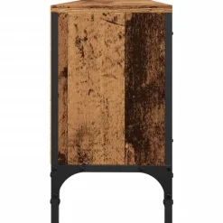 vidaXL - TV-meubel met 1 lade en 4 deuren - Oud hout - 200x25x44 cm Sale