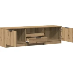 vidaXL - TV-meubel met 1 lade en 2 deuren - Artisanaal eiken - 140x35x40 cm New