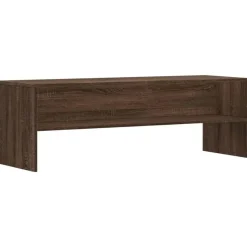 vidaXL - TV-meubel met 2 legplanken - Bruin eiken - Hout - 120x40x40 cm Best