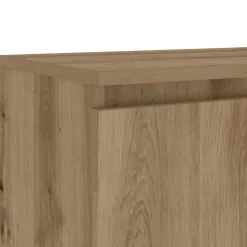 vidaXL - TV-meubel met LED en 2 deuren - Artisanaal eiken - 120x30x36 cm Sale