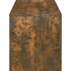 vidaXL - TV-meubel met LED-verlichting - Gerookt eiken - Hout - 120x35x40 cm Hot