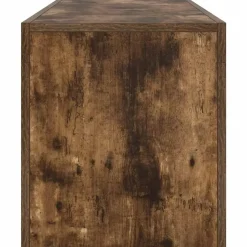 vidaXL - TV-meubel met LED-verlichting - Gerookt eiken - Hout - 120x35x40 cm Hot