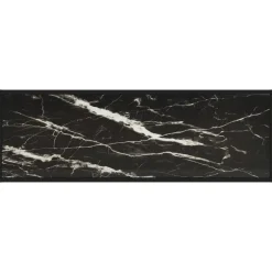 vidaXL - Tv-meubel met zwart marmerglas - Zwart - Glas - 120 x 40 x 40 cm Sale
