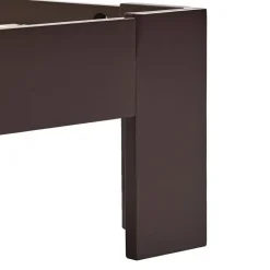 vidaXL - Tweepersoonbed - Donkerbruin - Massief grenenhout - 180x200 cm Sale