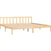 vidaXL - Tweepersoonbed - Naturel - Massief grenenhout - 180x200 cm Best