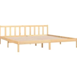 vidaXL - Tweepersoonbed - Naturel - Massief grenenhout - 180x200 cm Best