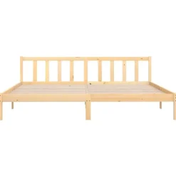 vidaXL - Tweepersoonbed - Naturel - Massief grenenhout - 180x200 cm Best