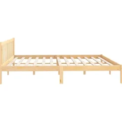 vidaXL - Tweepersoonbed - Naturel - Massief grenenhout - 180x200 cm Best