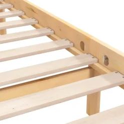 vidaXL - Tweepersoonbed - Naturel - Massief grenenhout - 180x200 cm Best