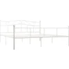 vidaXL - Tweepersoonbed - Wit - Metaal - 180 x 200 cm New