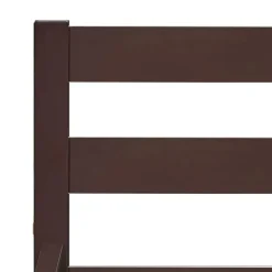 vidaXL - Tweepersoonbed met hoodfbord - Donkerbruin - Hout - 160x200 cm Best