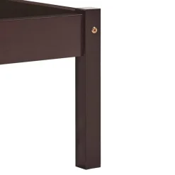 vidaXL - Tweepersoonbed met hoodfbord - Donkerbruin - Hout - 160x200 cm Best