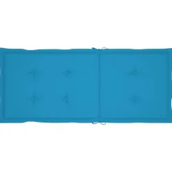 vidaXL - Verstelbare tuinstoelen met kussens - Blauw - Hout - 4 stuks Hot