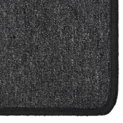 vidaXL - Vloerkleed - Antraciet - Polypropyleen - 80 x 250 cm Outlet