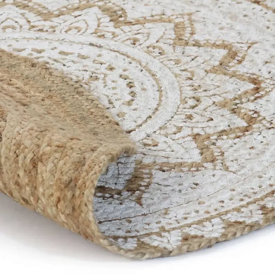 vidaXL - Vloerkleed - Beige - Jute - 210 cm Discount