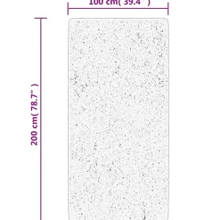 vidaXL - Vloerkleed - Blauw - 100 x 200 cm Online