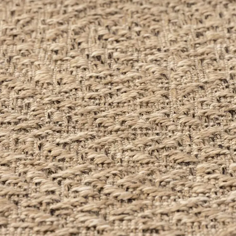 vidaXL - Vloerkleed - Bruin - Polypropyleen - Ø 120 cm Discount