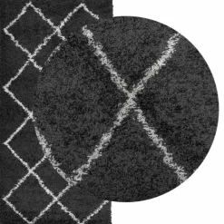 vidaXL - Vloerkleed - Zwart en crème - 100 x 200 cm Best