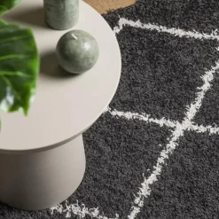 vidaXL - Vloerkleed - Zwart en crème - 100 x 200 cm Best