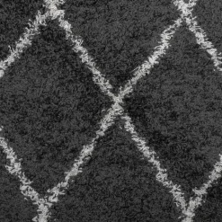 vidaXL - Vloerkleed - Zwart en crème - 100 x 200 cm Best