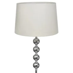 vidaXL - Vloerlamp - Wit - Chrome Sale