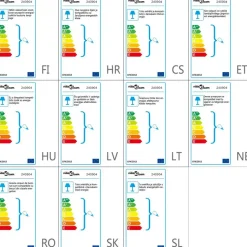 vidaXL - Vloerlamp - Wit - Chrome Sale