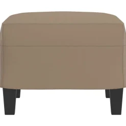 vidaXL - Voetenbank - Bruin - Kunstleer - 60 x 50 x 41 cm New