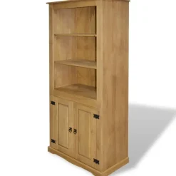 vidaXL - Wandkast - Bruin - Grenenhout Best