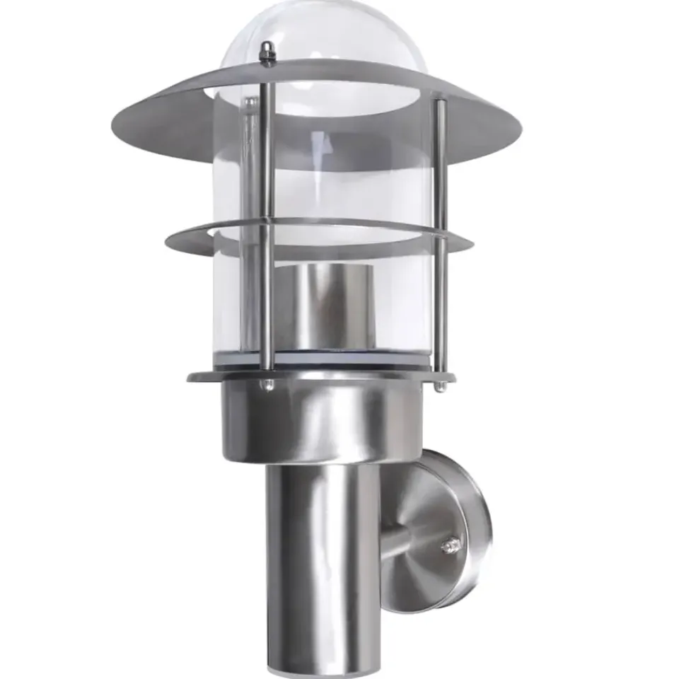 vidaXL - Wandlamp - Zilver - Roestvrij staal Clearance