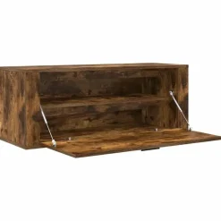 vidaXL - Wandschoenenkast - Bruin - Bewerkt hout Best