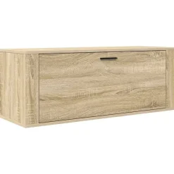 vidaXL - Wandschoenenkast - Bruin - Bewerkt hout Best