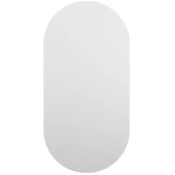 vidaXL - Wandspiegel - Wit - Glas - 80 x 40 cm Clearance