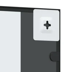 vidaXL - Wandspiegel - Zwart - IJzer - 40 x 80 cm Online