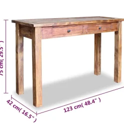vidaXL - Wandtafel - Bruin - Hout Sale